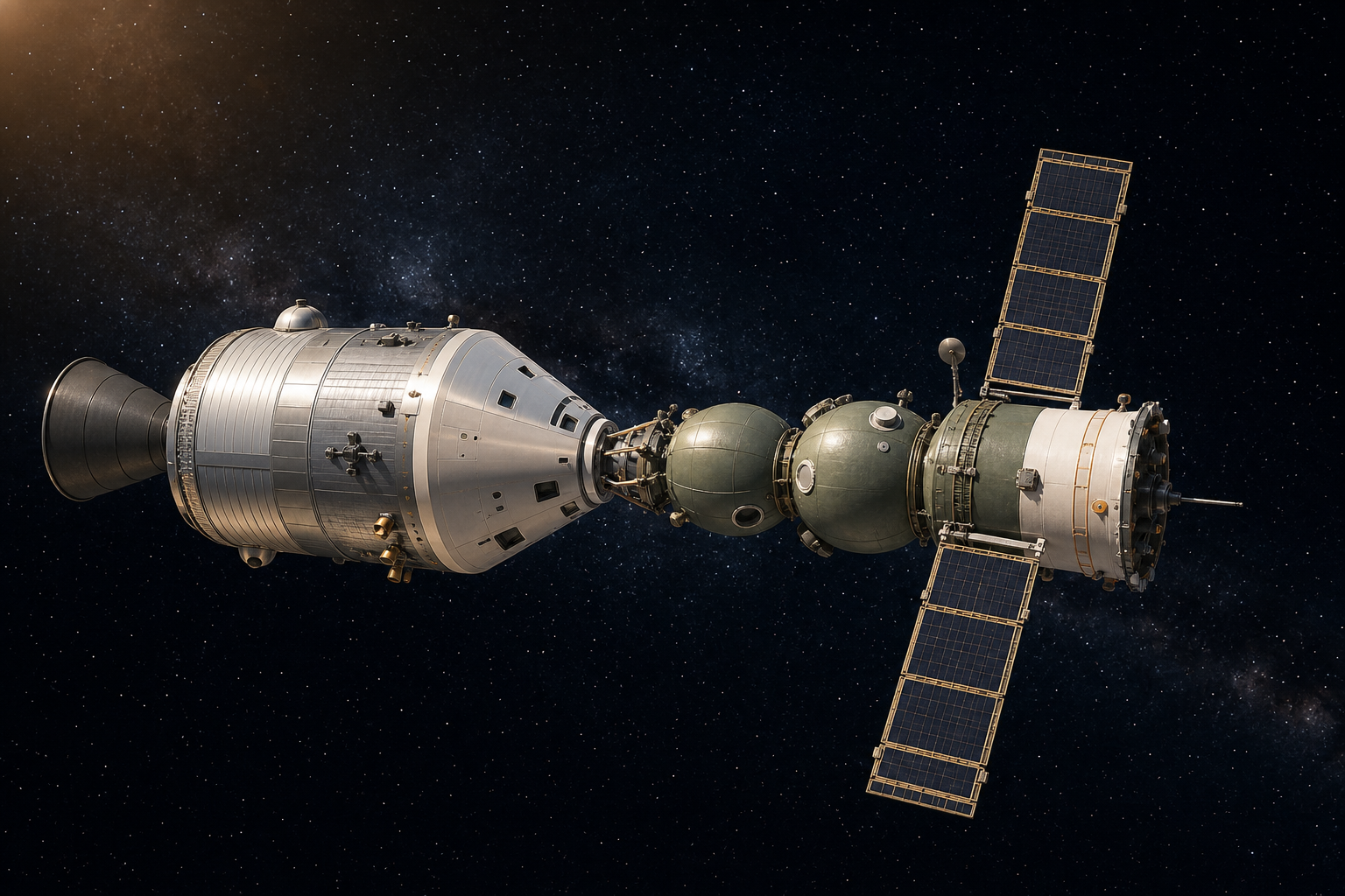 Apollo-Soyuz spacecraft 3D explorer preview