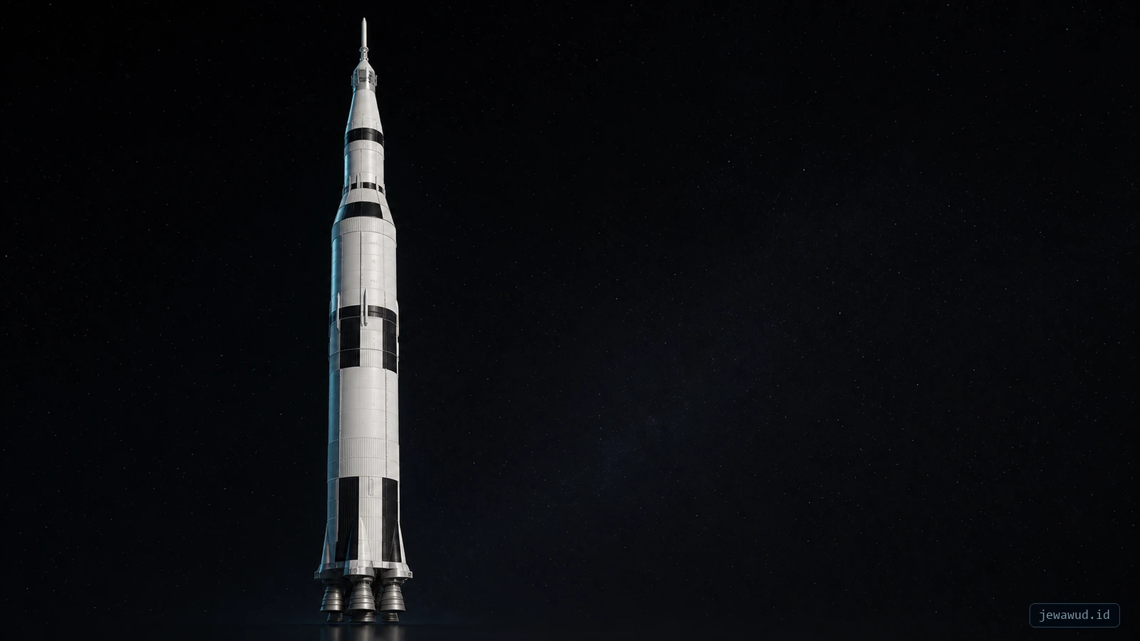 Saturn V stages illustration