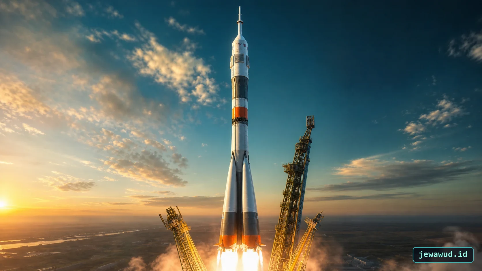 Soyuz launch vehicle illustration