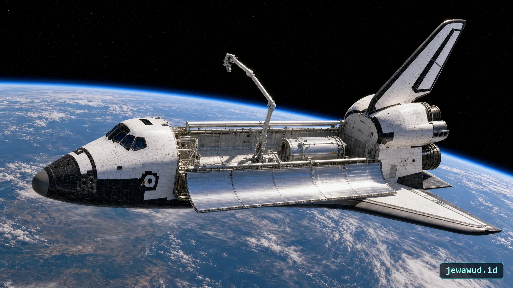 Space Shuttle orbiter anatomy illustration
