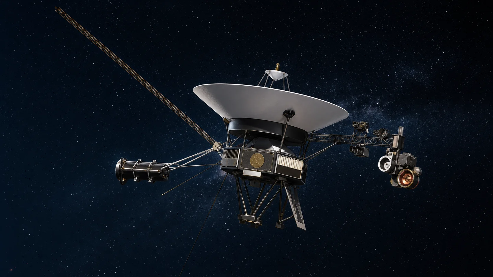Voyager Probe A spacecraft 3D explorer preview